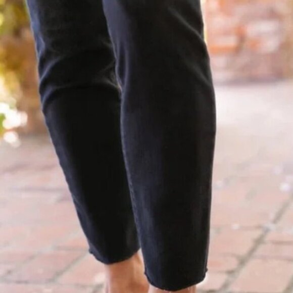 Frank And Eileen Sligo Jeans Women’s Size 27 Black 1991 Wash Raw Hem - Picture 4 of 8